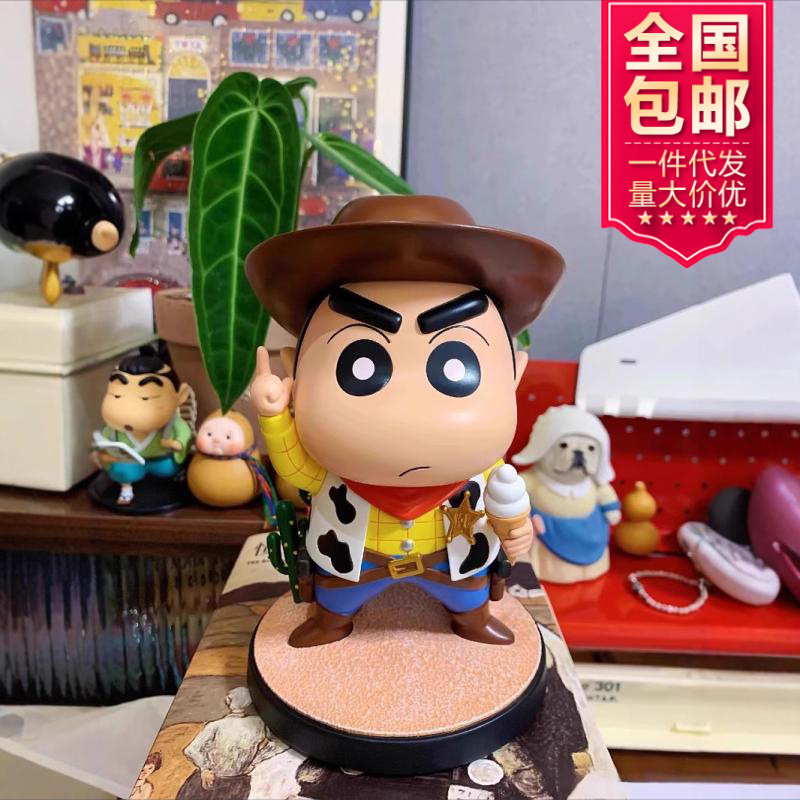 Wholesale/Dropshipping Crayon Shin-Chan Woody Buzz Lightyear Cowboy Figure Model Ornament Doll Gift Figurine Gk Wholesale/Dropshipping Crayon Shin-Chan Woody Buzz Lightyear Cowboy Figure Model Ornament Doll Gift Figurine Gk
