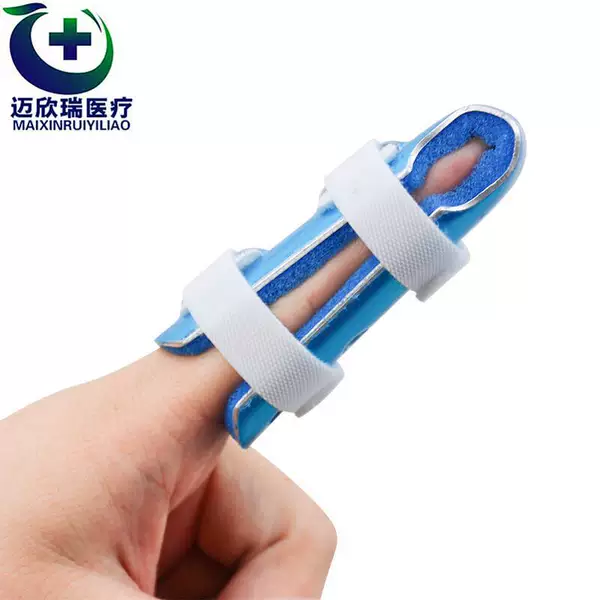 Aluminum Alloy Finger Splint Straightening Finger Protection Sleeve Finger Joint Corrector Fracture Dislocation Fixed Finger Protector