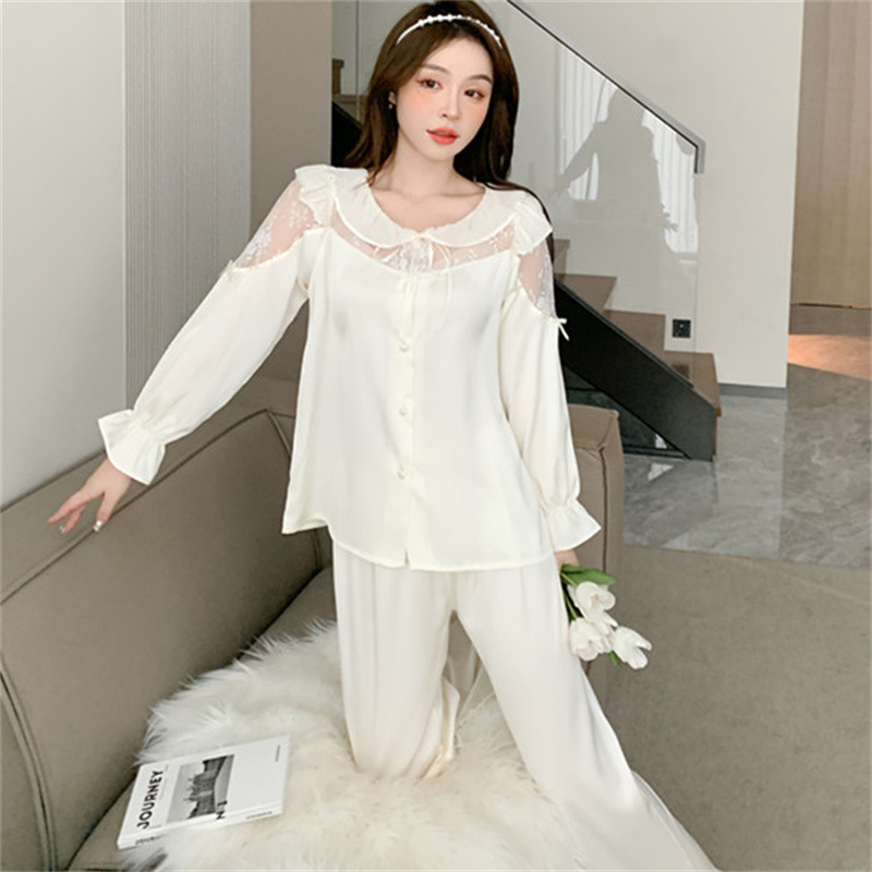 Spring silk long-sleeve