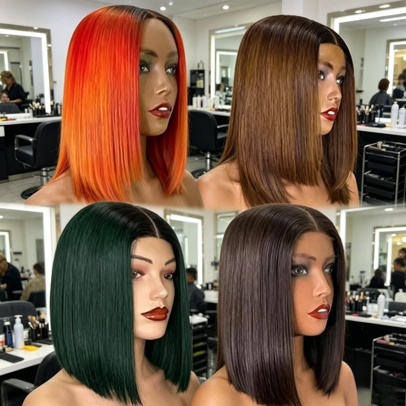 Small Size Peruvian Bob Lace Wig Amazon Wholesale In-Stock Bulk Purchase Wholesale Bulk