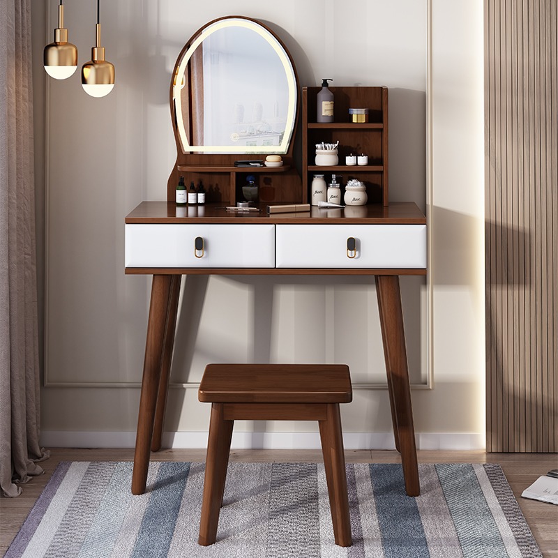 Hu + Blanco/con luz (con taburete)