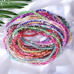 DIY饰品配件 8MM双色 爆花珠裂纹珠碎花珠玻璃烤漆珠