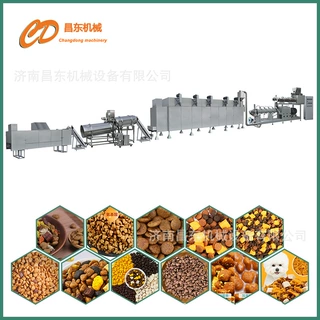 狗粮生产线  水产饲料生产线  大豆蛋白生产线   双螺杆挤压设备