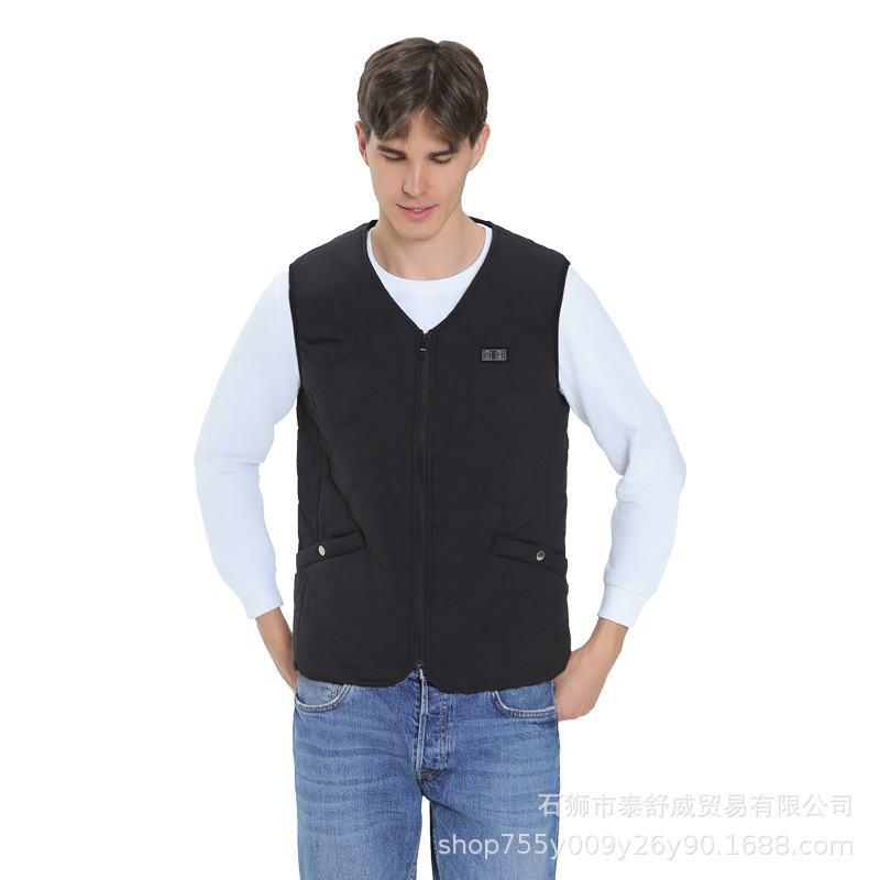 Fabricante de chaleco de calentamiento inteligente de invierno personalizado para producir chaleco de calentamiento eléctrico de calentamiento transfronterizo
