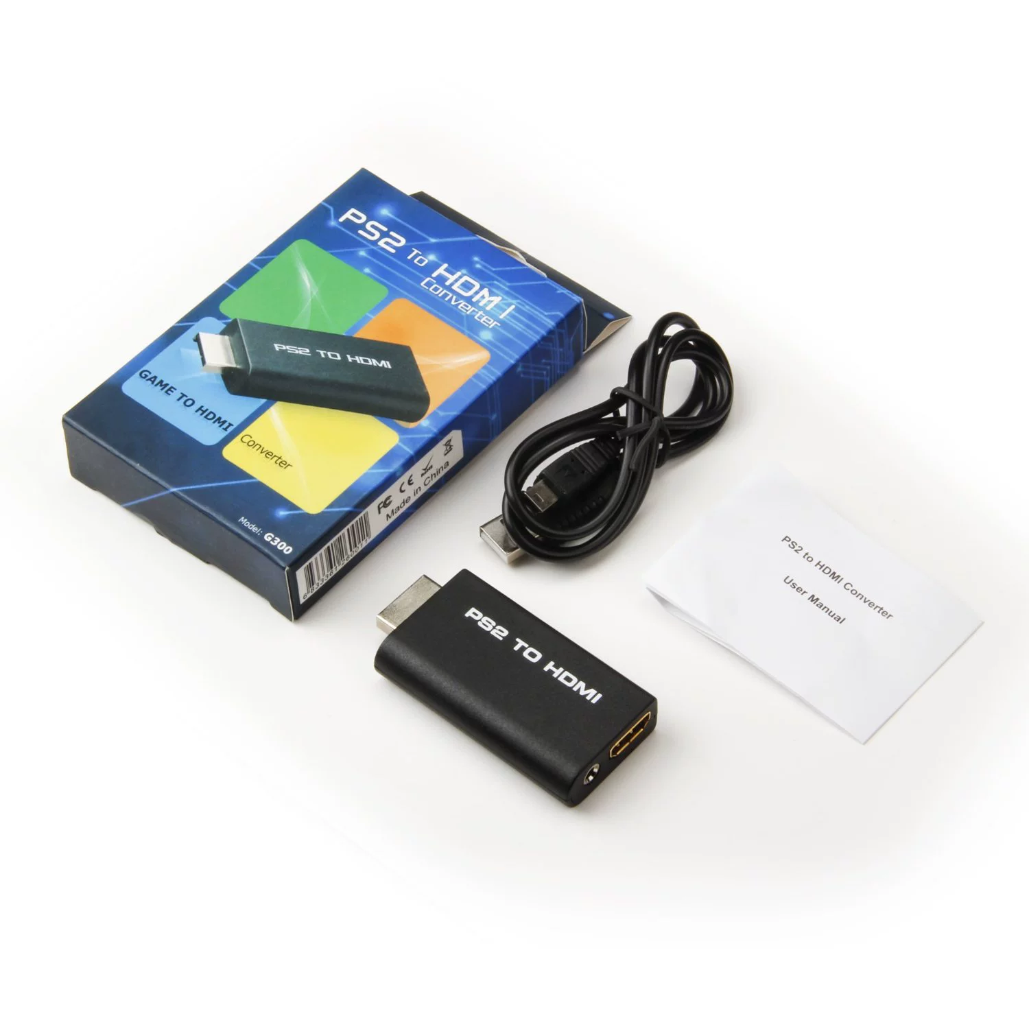 PS2 TO HDMI PS2 к HDMI с аудио и видео конвертер PS2 HDMIl адаптер игровой кабель