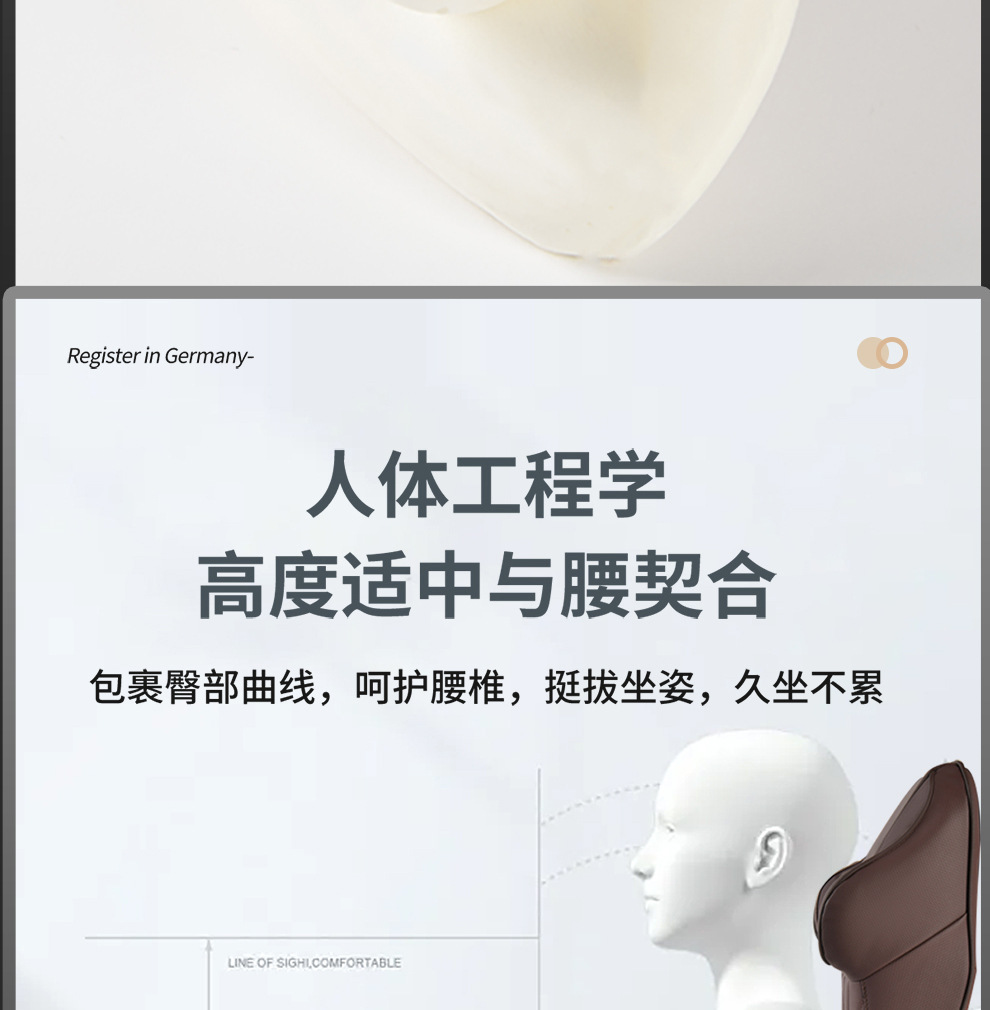 Car Massage Headrest Neck Pillow Lumbar Pillow Car Pillow Lumbar Pillow Cushion Lumbar Cushion Memory Foam Lumbar Pillow