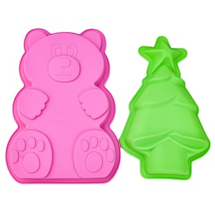 Cross-border hot selling food grade silicone cake mold horseshoe cake steamed cake bowl cake rice cake pudding baby food supplement universal