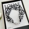 Black and white rose