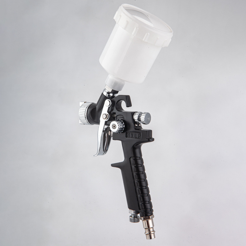 Pistola de pintura neumática H-2000G2 transfronteriza personalizada 0.8-1.0mm alta atomización 100ml pequeña pistola de reparación