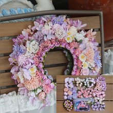 泉州簪花头饰diy发箍辅料饰品 工作室做手工材料包配件高颜值花环