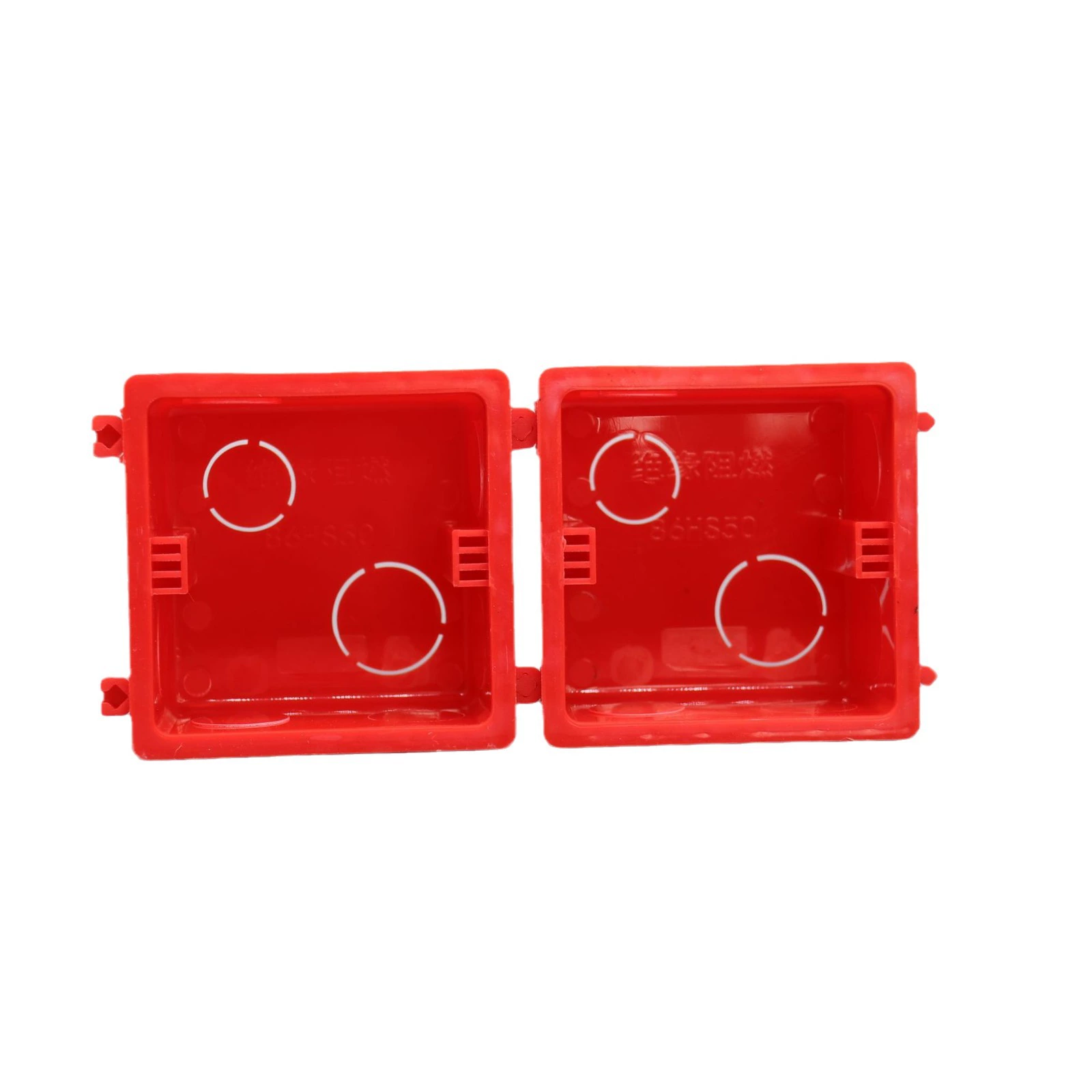 Совершенно новый огнестойкий материал из ПВХ, распределительная коробка скрытого типа с отверстиями 86, одна коробка, коробка для сращивания