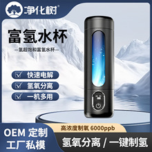 工厂直营电解水素水杯富氢杯展会销礼品富氢水杯水素杯礼盒装批发