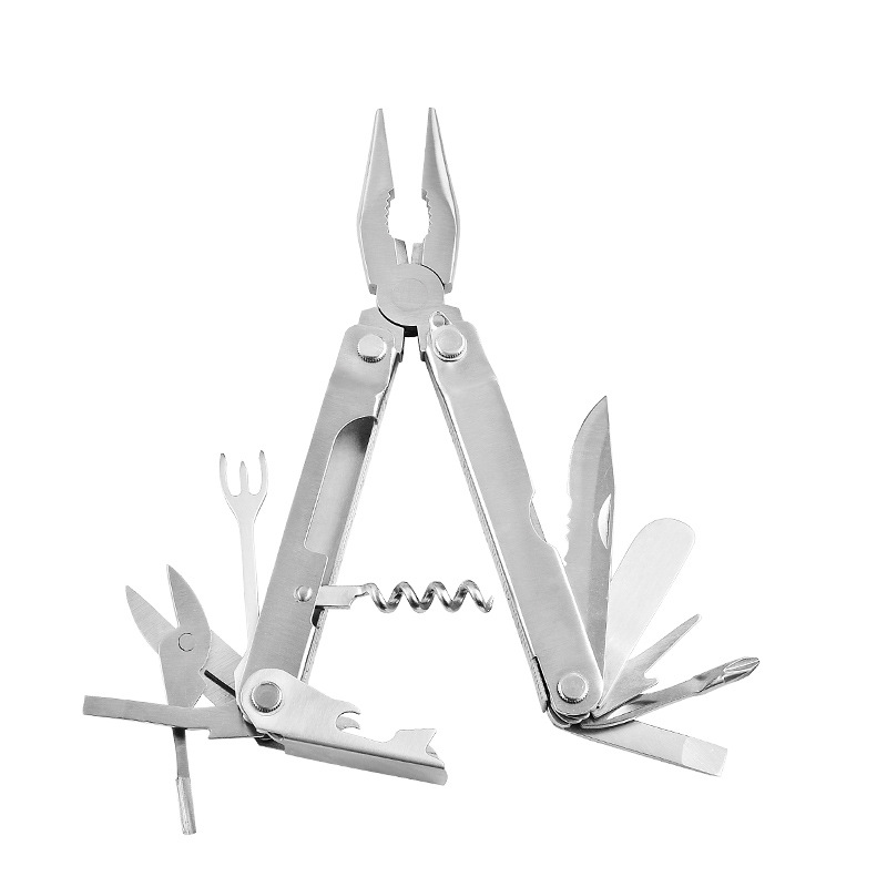 多功能组合钳子户外露营便携多用途全钢折叠工具钳螺丝批扳手钳