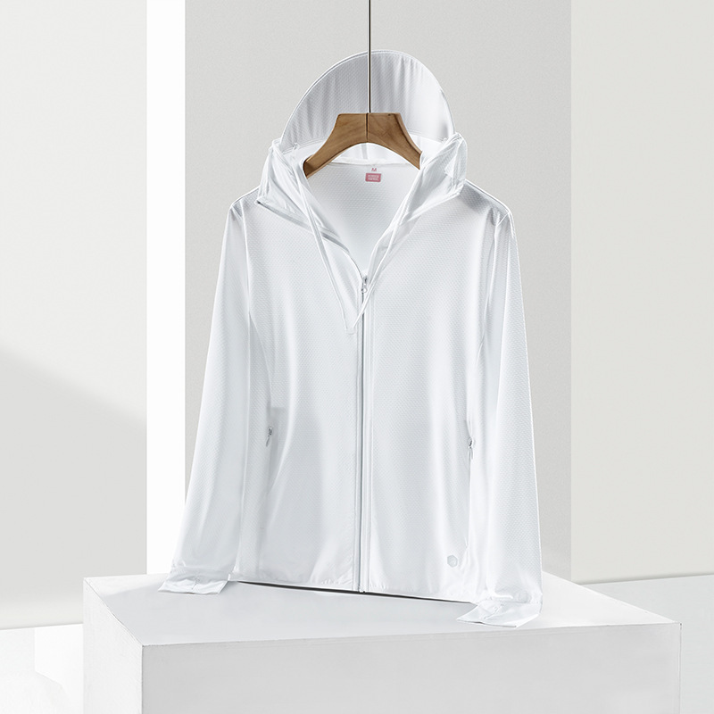 Chaqueta de Protección Solar UPF 50+ de Poliéster Transpirable y Ligera para Pesca en Verano