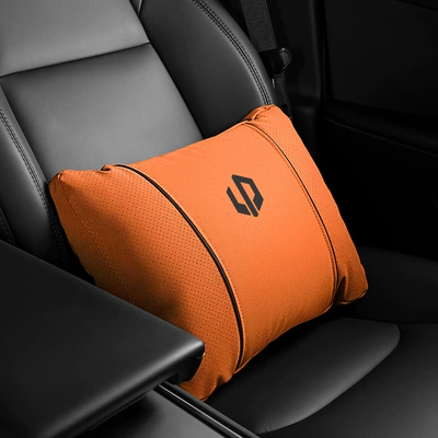 Headrest: Lumbar Support Car T03/C11/C01/C16/C10 - k-type-love-horse-orange-zero-running-waist-support-one-pack