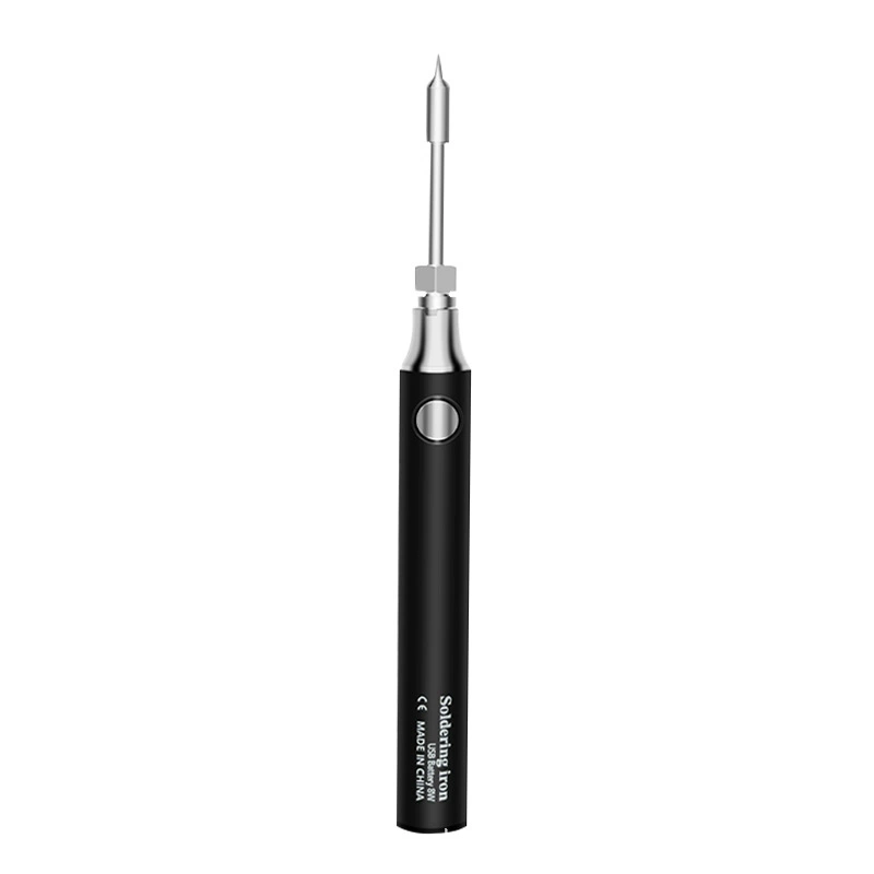 Мини USB паяльник 501, 5V 8W портативный перезаряжаемый ручной сварочный pen, несколько наконечников
