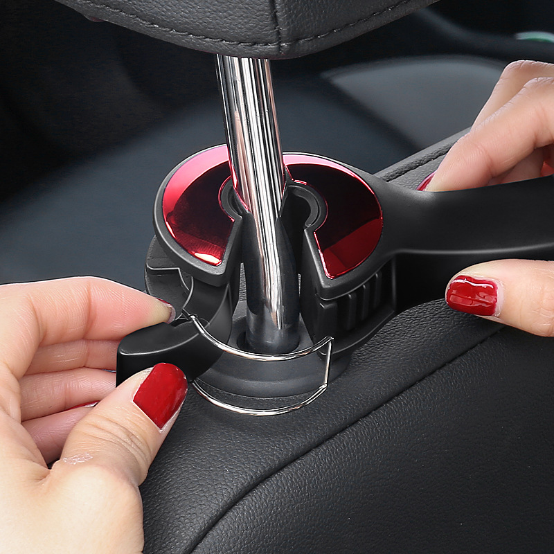 Cross-border new products hot selling car multifunctional mobile phone holder car hook car seat back creative hook dropshipping