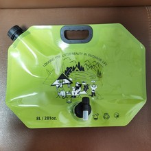 批发大容量户外便携折叠水袋带龙头阀加大出水口和手提储水袋