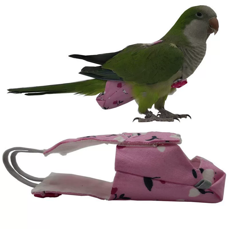 Новая моча птиц не промокает карманы, одежда для попугая, Xuanfeng Eighth Brother Birds можно настроить полет и установить мочеиспускание, не промокающая