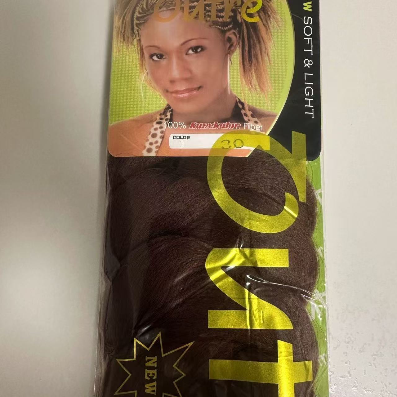 Outre Xpression trenza 82 pulgadas gran pelucca de trenza africana negra pelucca de trenza sucia 165g