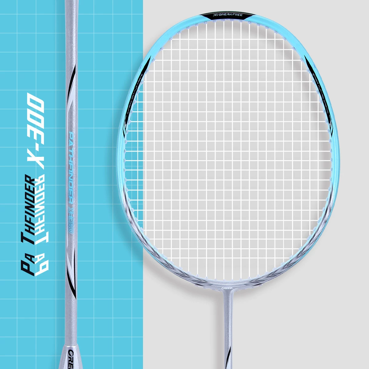 Ракетка для бадминтона Ored X300, прочная, высокоэластичная, сверхлегкая, для взрослых, студентов, наступательный набор из углеродного композита 3U