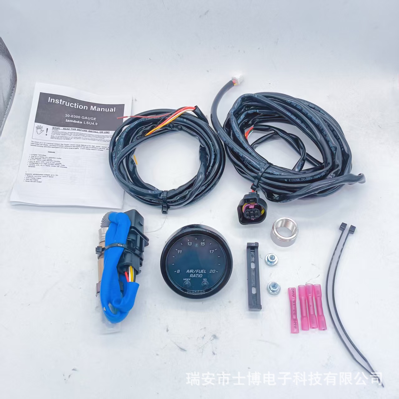 Car Modification Instrument Kit 30-0300 Racing Car Air-Fuel Ratio Meter Lsu4.9 Wide-Range Oxygen Sensor