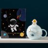 Space astronaut, high quality box for St. Valentine's Day for beloved