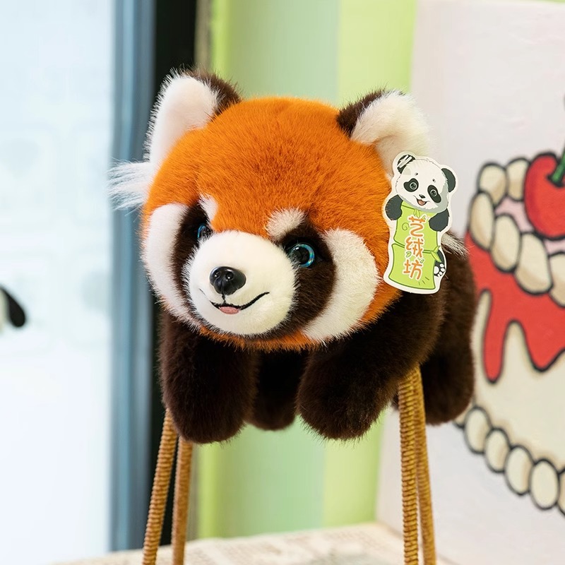 Nuevo arte Rongfang, mapache, peluche, lindo pequeño mapache, niña, regalo, niña, bolso, muñeca