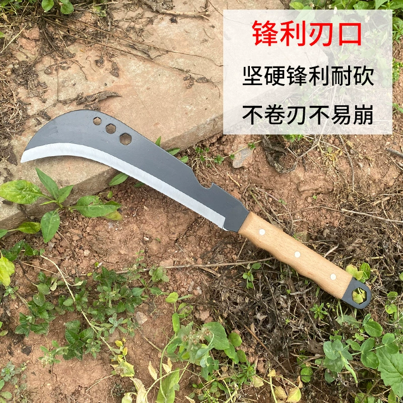 Стальной мачете топорный топорный топорный нож двойного назначения