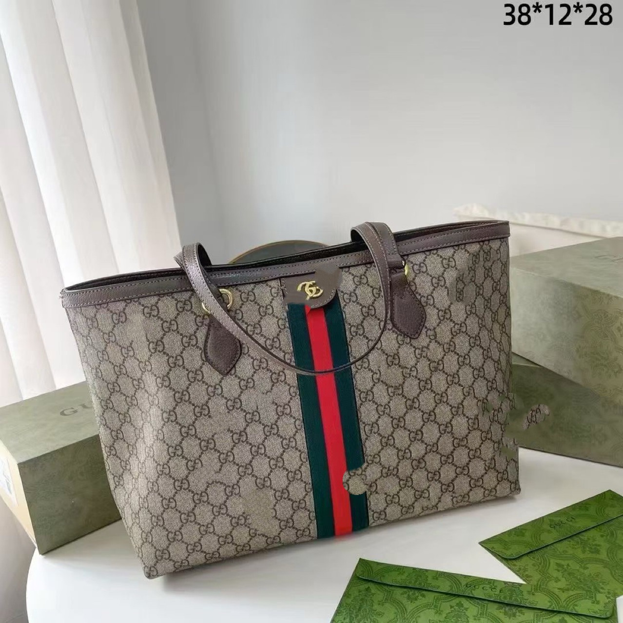 欧美大牌古奇包包女2025新款老花托特包女大容量高级质感单肩包女