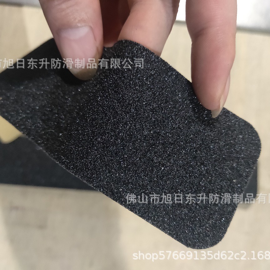 PET al aire libre negro mate cinta 2*12 pulgadas 5,08*30,48 cm de goma PEVA antideslizante pegatina antideslizante cinta antideslizante