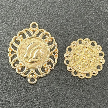 欧美饰品配件圆形人物头像DIY项链挂件手链连接器搭配钥匙扣饰品