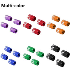 Colorful car tire aluminum alloy color valve cap car metal valve cap valve cap