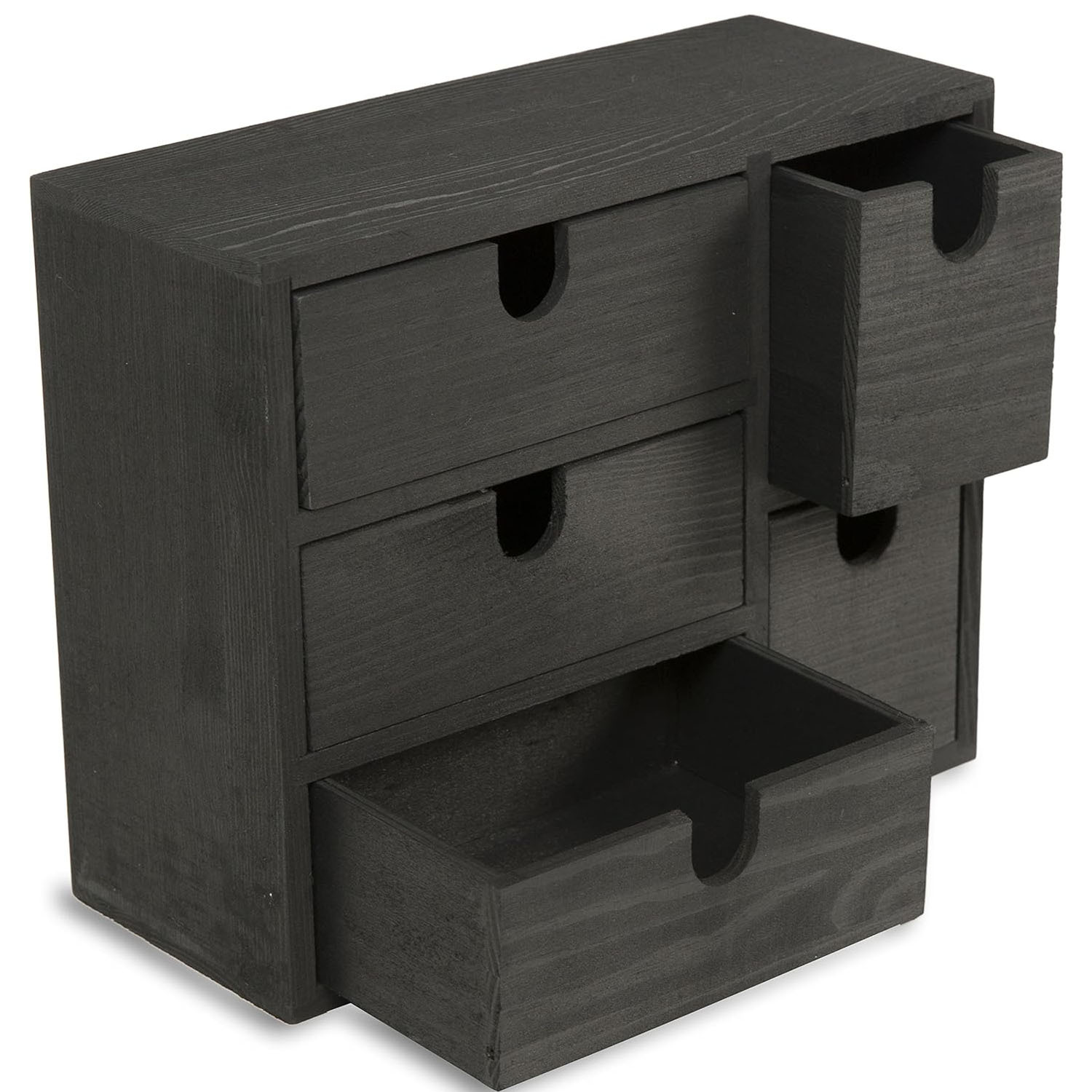 Office Supplies Desktop Organizer Sewing Kit Jewelry Box Decorative Rectangular Carved Pine Box American-Style Portable