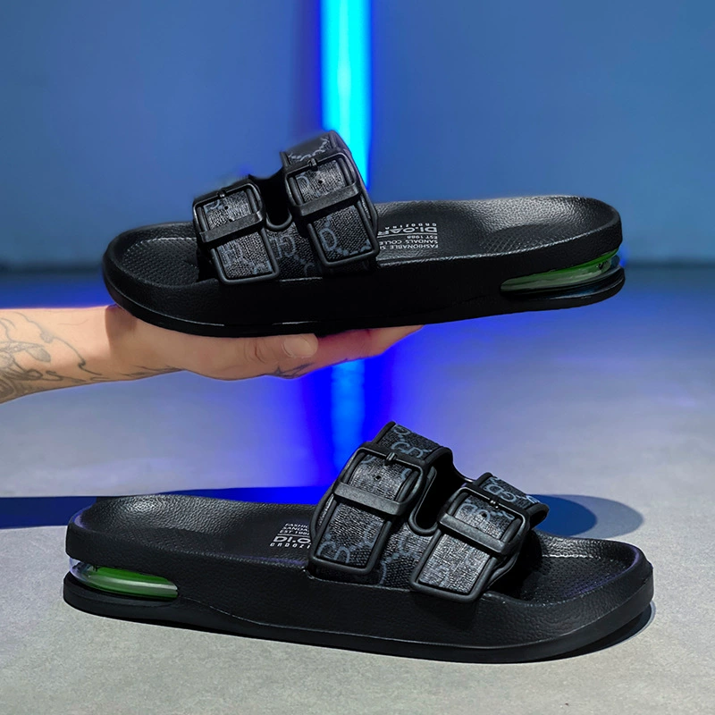 2025 Летние трансграничные тапочки мужские надевания на фекалии, противоскользящие отдых пляжные сандалии 4647 оптовая продажа