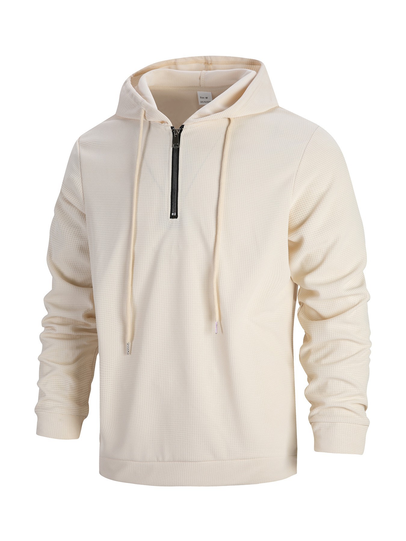 Men's Lightweight Half-zip Hooded Pullover For Casual Outdoor Sports_voghion.com