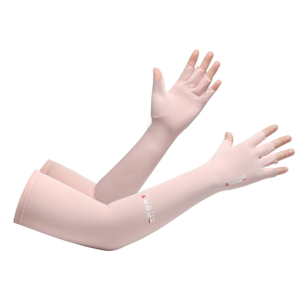 Protección solar manga de hielo hombres y mujeres antideslizante montar bicicleta montañismo viajes protección UV overse