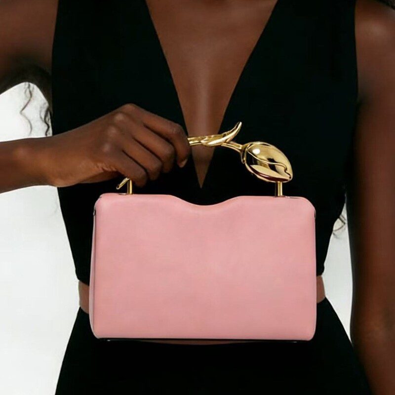 2026 Valentine's Day Rose Flower Handbag Women's Holiday Gift Bridal Wedding Retro Single Shoulder Women's Crossbody Bag 2026 Valentine's Day Rose Flower Handbag Women's Holiday Gift Bridal Wedding Retro Single Shoulder Women's Crossbody Bag
