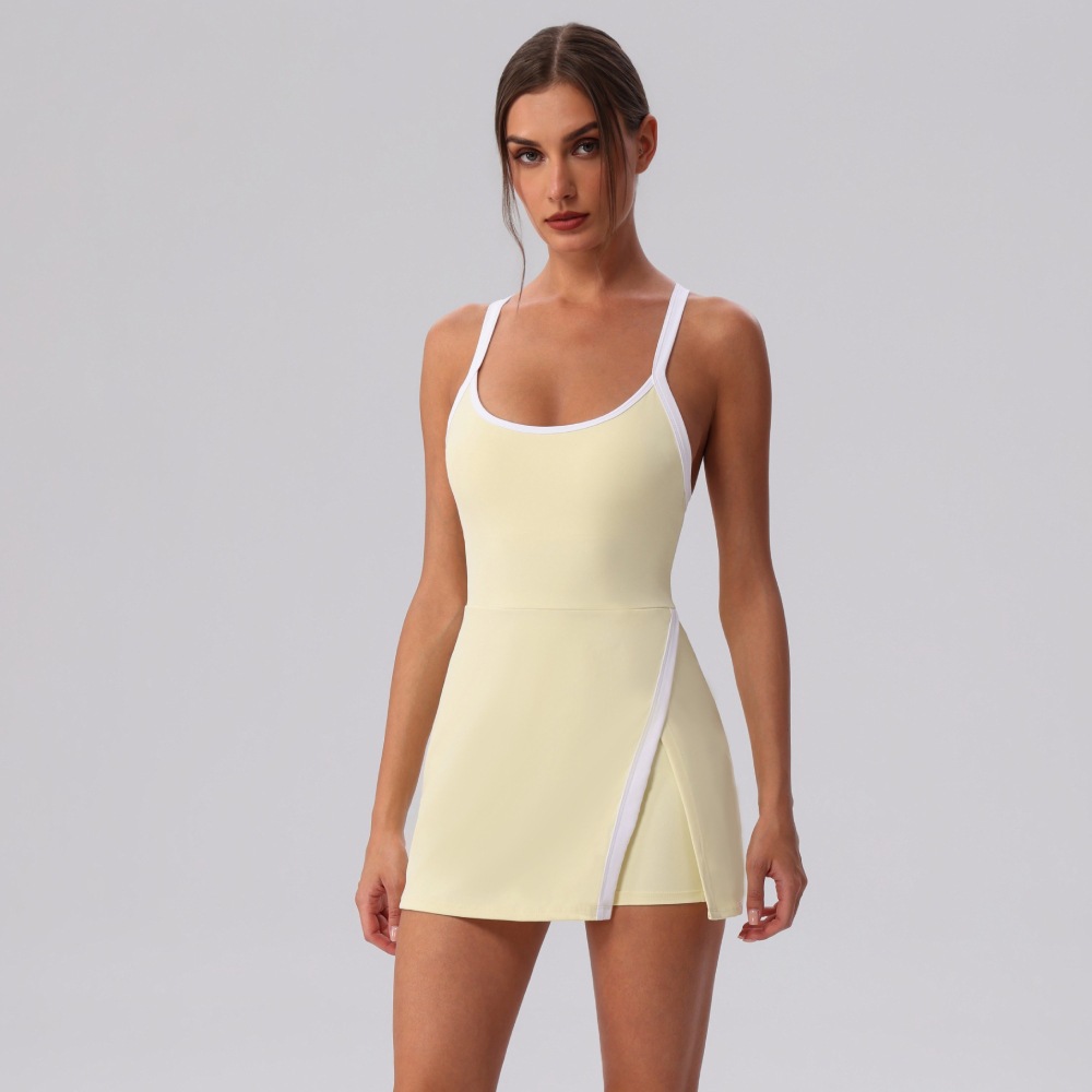 Fitness Tenis vestido corto anti-fuerte yoga ropa deportiva de correr al aire libre pantalones de mujer slim