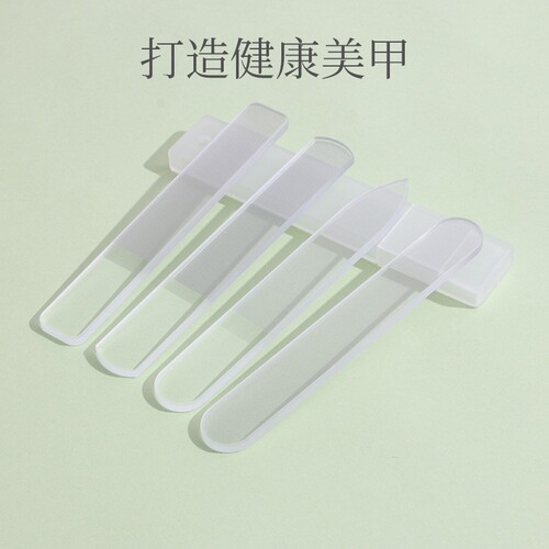Sand-coated double-sided nail file, stainless steel sanding strip, nail pick, nail trimmer, nail polisher, manicure tool