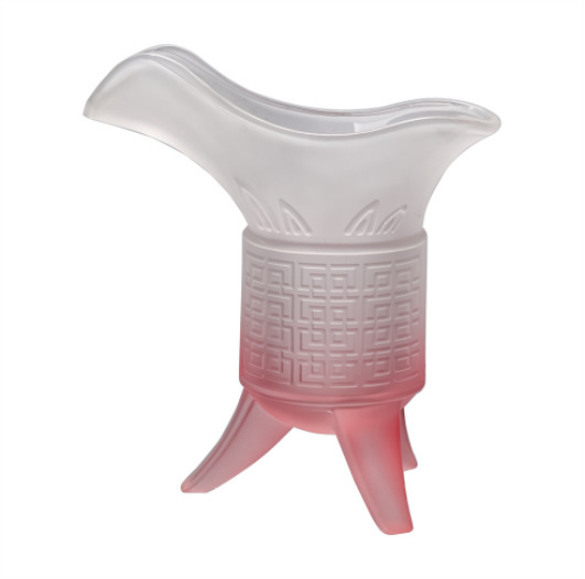 Gradiente esmerilado taza del emperador negro creativo taza antiguo casero retro taza de té de leche imperial Qin Shi taza antigua de tres patas