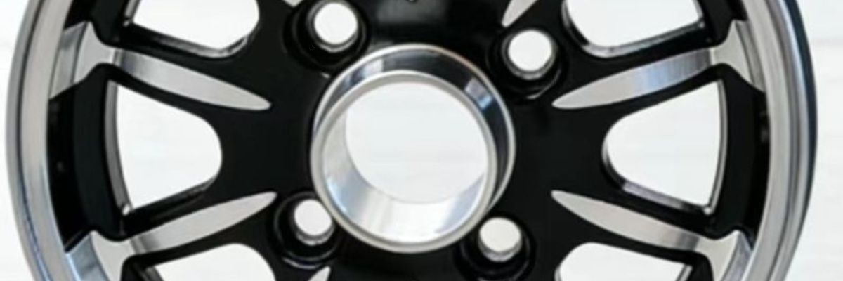 Original factory 10-inch brand new 10400 vacuum aluminum alloy rear wheel suitable for tricycles and quadricycles, thickened