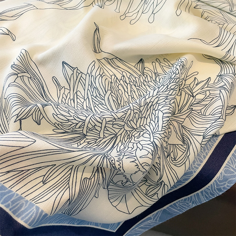 Nieuwe herfst/wintercollectie 2026: Kasjmiersjaal voor dames, luxe uitstraling, lichtgewicht wintercape met H-letter, dikke en warme nekbedekking_voghion.com