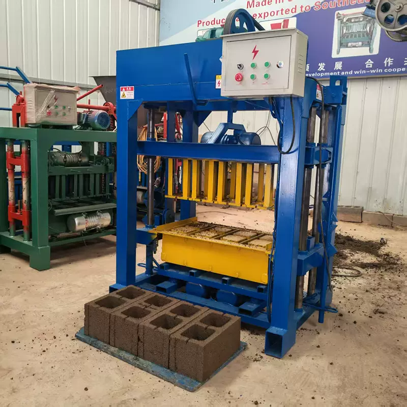 Block Hollow brick machine with speed reduction device maker