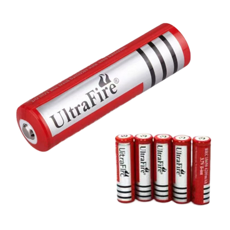 手电筒充电尖头锂电池 强光手电筒18650充电锂电池 3.7v 4200mAh