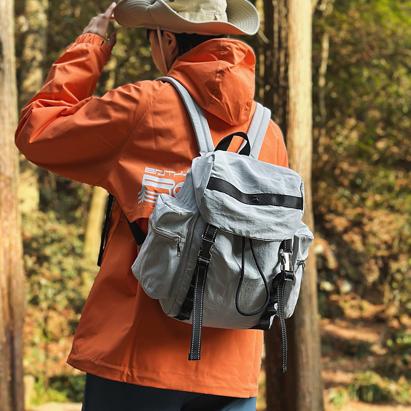 Mochila al aire libre, moda de calle, mochila de viaje ligera, mochila de viaje de ocio de gran capacidad, estudiantes, parejas, mochila de viaje.