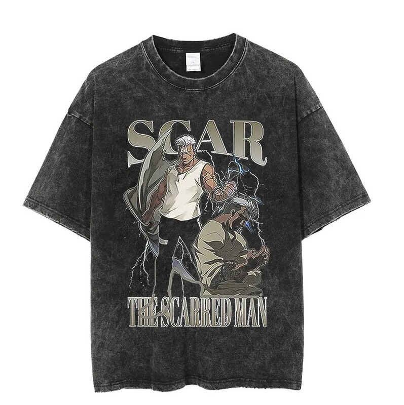 ヴィンテージウォッシュ Tシャツ アニメ Tシャツ 原宿オーバーサイズ Tシャツ|undefined