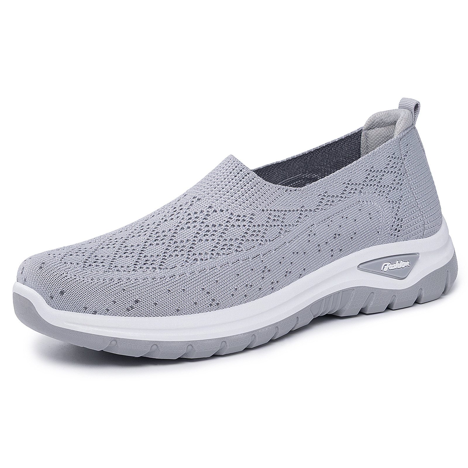 Zapatos de mujer de tamaño grande zapatos casuales transfronterizos de malla transpirables zapatos de mujer zapatos ligeros zapatos de madre con suela suave