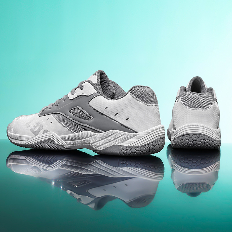 New Lightweight and Breathable Tendon Bottom Couple's Badminton Shoes, Men's and Women's Tennis Shoes, Professional Adult Volleyball Shoes, Sports Shoes