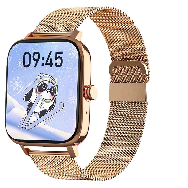 Unisex Smartwatch mit Schlaf- und Herzfrequenzüberwachung, wasserdichtes, schlankes Armband für Laufen, Business, Luxus/Sport-Stil_voghion.com